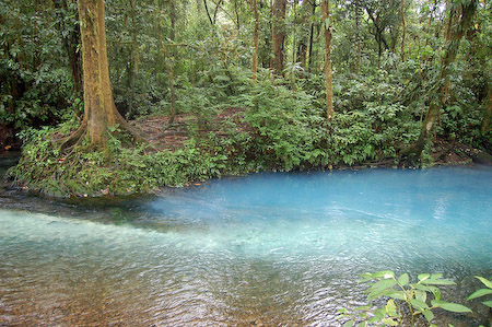 Teñideros Donde nace Río Celeste